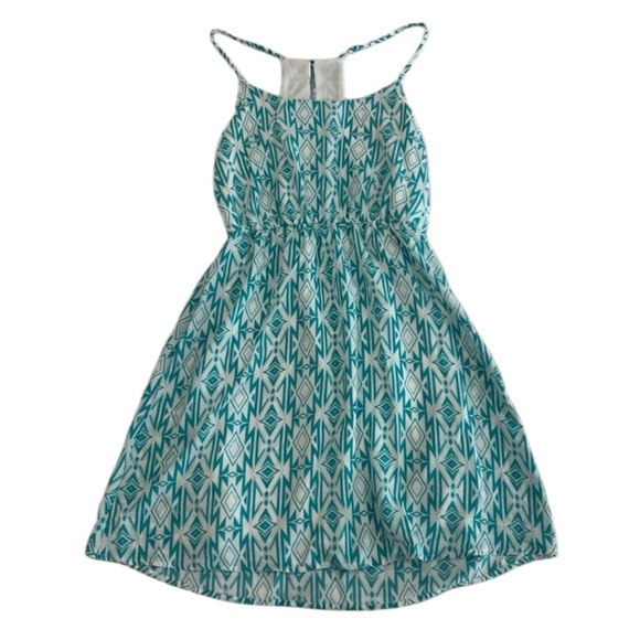 Summer Vacation Geometric Print Cocktail Dress Small Medium - Picture 1 of 5